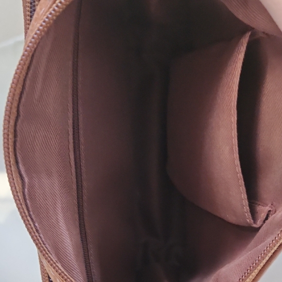 VINTAGE 90S Fossil | Leather Crossbody Bag - Picture 7 of 9